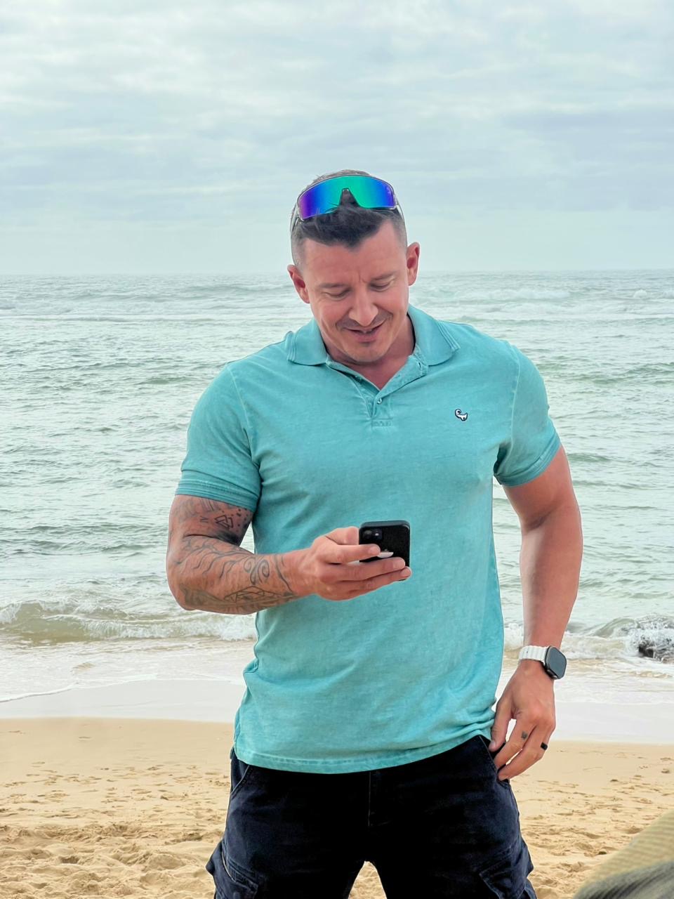 Bruce Steyn working remotely with international clients